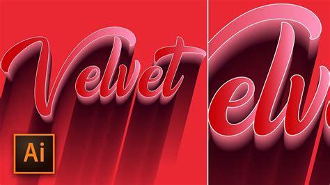 Create Stylish 3d Text Effect Adobe Illustrator Tutorial Youtube