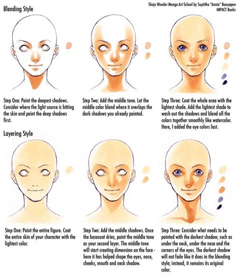 How To Color Skin Tones By Impactbooks On Deviantart Digital Painting