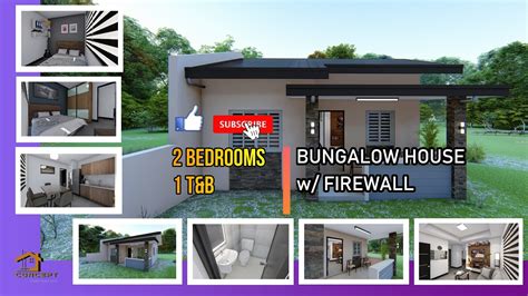 Bungalow House With Firewall 7m X 88m Youtube