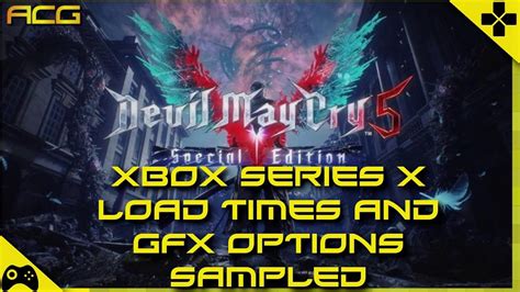 Devil May Cry Special Edition Xbox Series X Loadtimes And Gfx