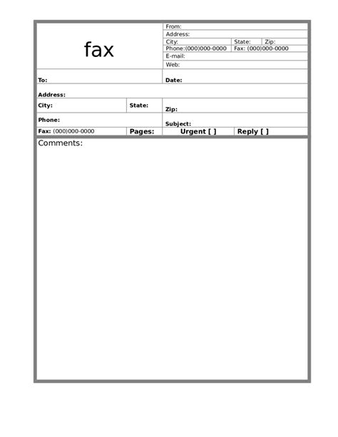 How To Fill Out A Fax Sheet 2020 Fax Cover Sheet Template Fillable