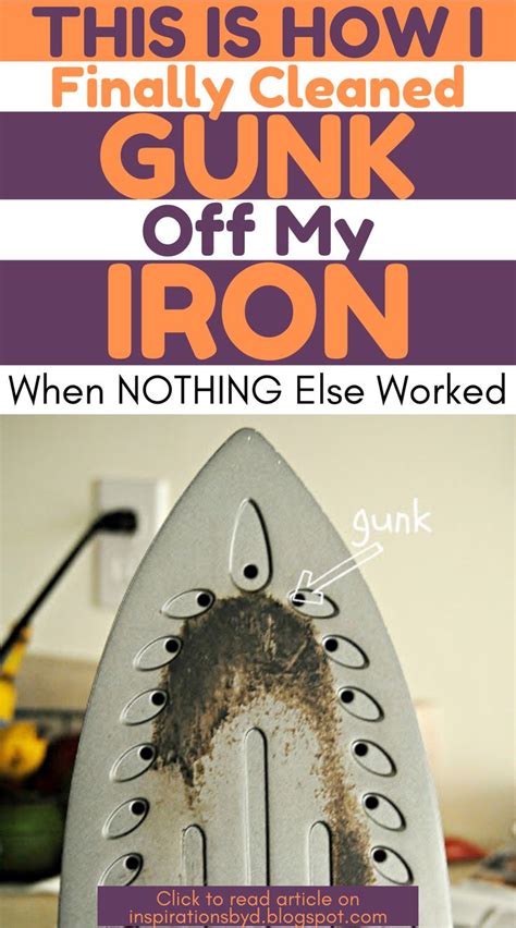 How To Clean Heavy Gunk Off Your Iron With A Single Item Cleaning