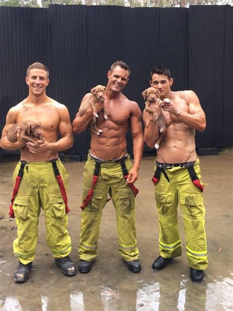 These Sexy Australian Firefighters Pose With Adorable Puppies For This