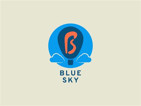 Blue Sky Logo By Tate Heisler On Dribbble