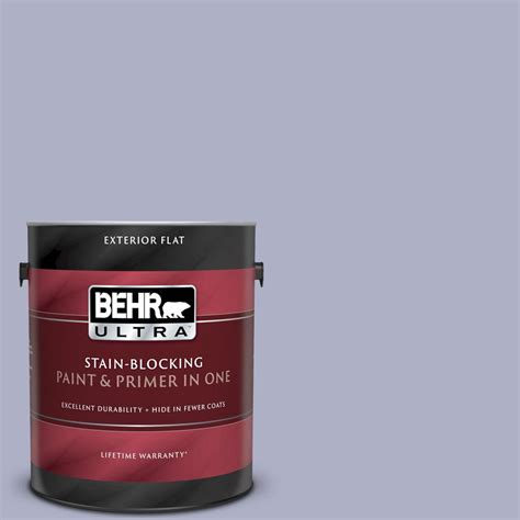 Behr Ultra 1 Gal S560 3 Noble Purple Flat Exterior Paint And Primer