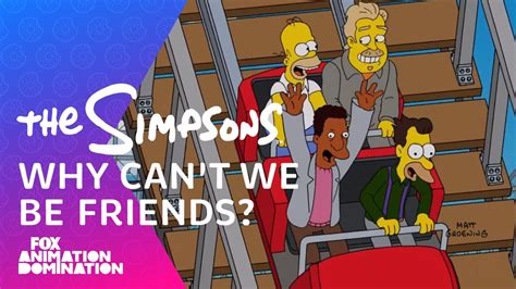 Why Cant We Be Friends Season 32 Ep 1 The Simpsons Youtube