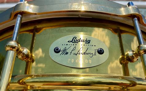Nos 2000 Ludwig 65x14 Limited Edition Brass Supraphonic Millennium