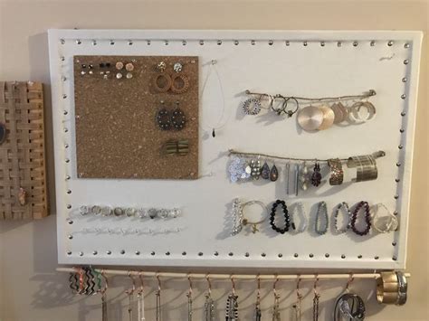 Diy Cork Board Jewelry Organizer Cork Board Jewelry Diy Cork Board