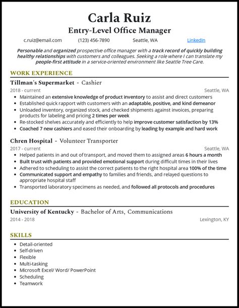 7 Office Manager Resume Examples For 2024