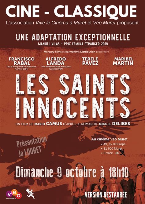 Association Vive le Cinéma à MURET 31 Les Saint Innocents