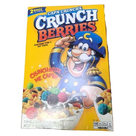 Capn Crunch Crunch Berries Breakfast Cereal 40 Oz Shelhealth