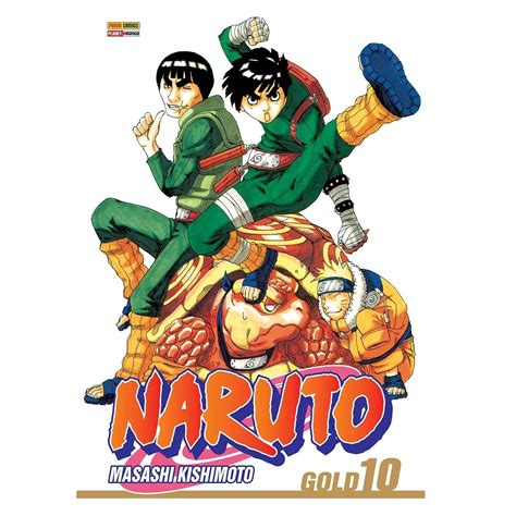 Naruto Gold Masashi Kishimoto Vol10 Mangá Panini