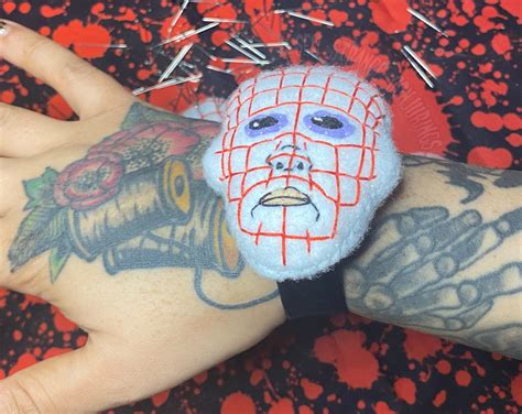 Pinhead Pincushion Hellraiser Inspired Handmade To Order Etsy