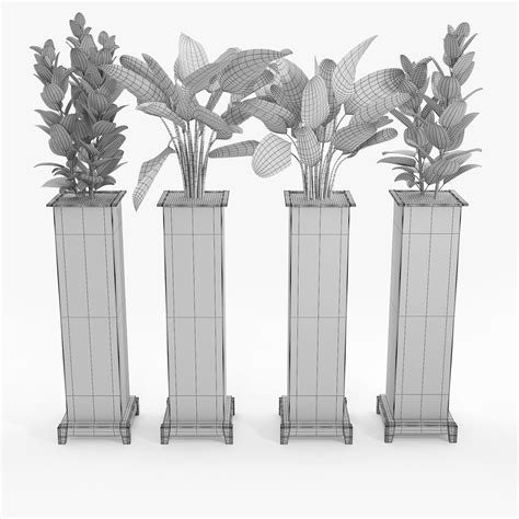 Stand Planters 3d Model Cgtrader