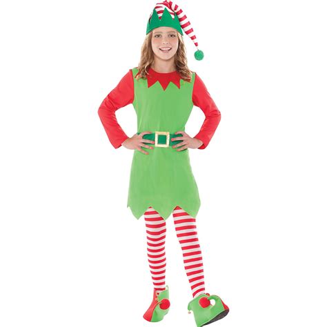 Elf Costume For Girls Christmas Costume Large With Accessories