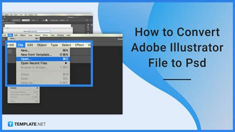 How To Convert Adobe Illustrator File To Psd