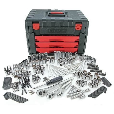 Craftsman 270pc Mechanics Tool Set With 3 Drawer Chest Tools Tool