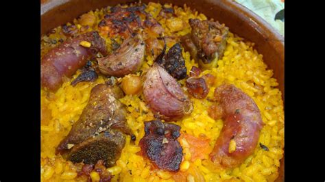 Aperitivos arroz bacon bizcocho calabacines carne cerdo champiñones chocolate crema huevos jamón judias verdes. Arroz al horno casero Valenciano# 101 # - YouTube