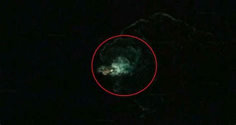 The said creature was spotted on oke bay. A 'Sea Monster' Has Been Spotted On Google Earth Near ...