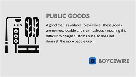 Public Goods Definition Characteristics And 5 Examples