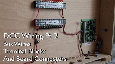 43 Dcc Wiring Pt 2 Bus Wires Terminal Strips And Module Connectors