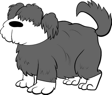Cartoon Old English Sheepdog V1 By Animaltoonstudios20 On Deviantart