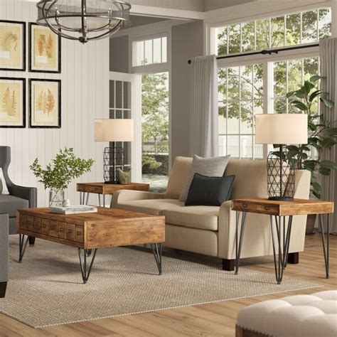 We researched the best options to add to your dining room. Laurel Foundry Modern Farmhouse Bayle 3 Piece Coffee Table ...