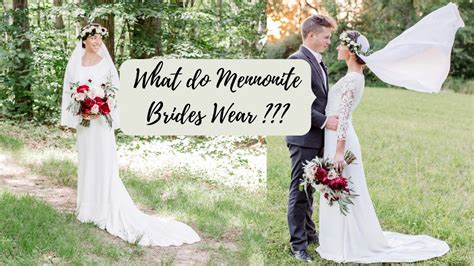 I Sewed A Mennonite Wedding Dress YouTube