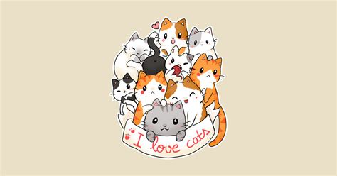 I Love Cats Cute Cat T Shirt Cats T Shirt Teepublic