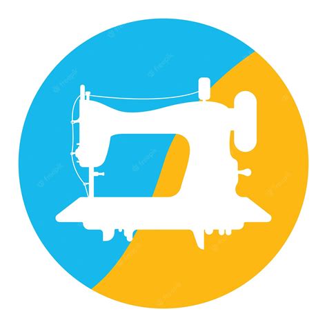 Premium Vector Sewing Machine Logo Iconillustration Template Design