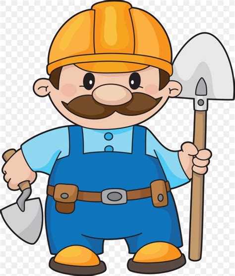 Architectural Engineering Construction Worker Cartoon Clip Art Png