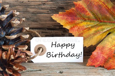 Maybe you would like to learn more about one of these? Autumn Or Fall Background With Happy Birthday Stock Image ...