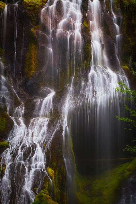 Panther Creek Falls Up Close Columbia River Gorge Oregon Ken