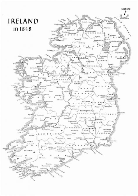Printable Map Of Ireland Counties And Towns Printable Maps Images