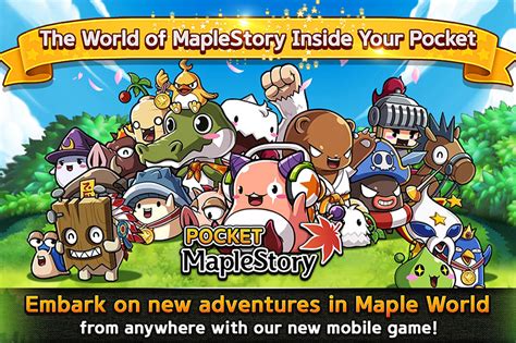 Take Maple World On The Go With Pocket Maplestory Maplestory