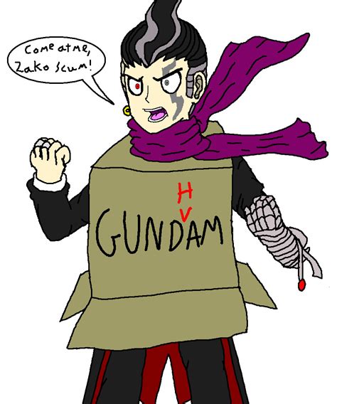 Gundam Tanaka On Dangan Ronpa Deviantart