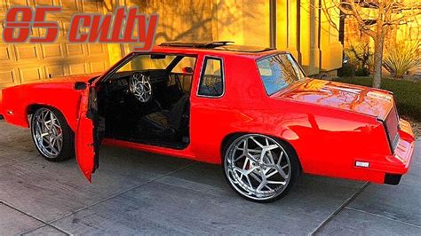 1985 Cutlass Supreme On 24 Inch Rucci Forged Bets Youtube