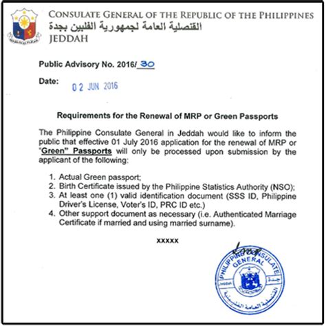 Ang Buhay Ofw Sa Saudi Arabia Requirements For Renewal Of Mrp Or Green Passport