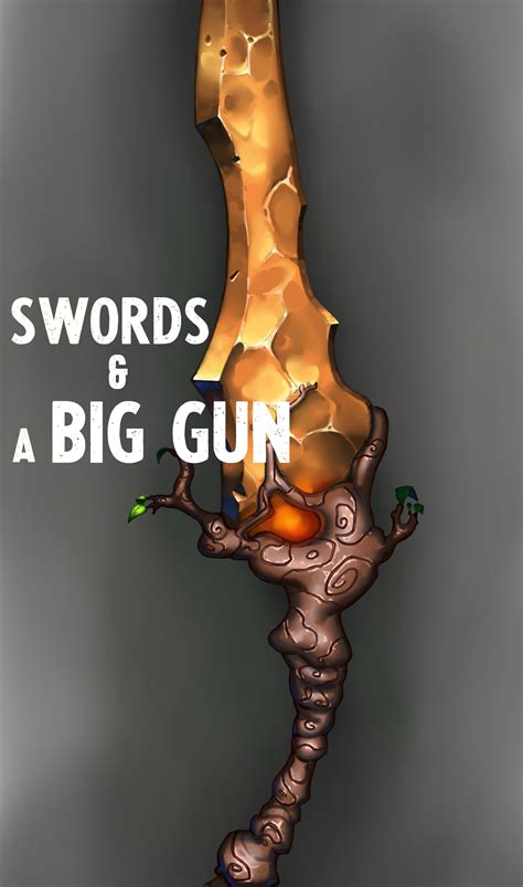 Artstation Amber Swords And A Big Gun