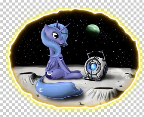 Portal 2 Pony Princess Luna Pinkie Pie Png Clipart Art Computer