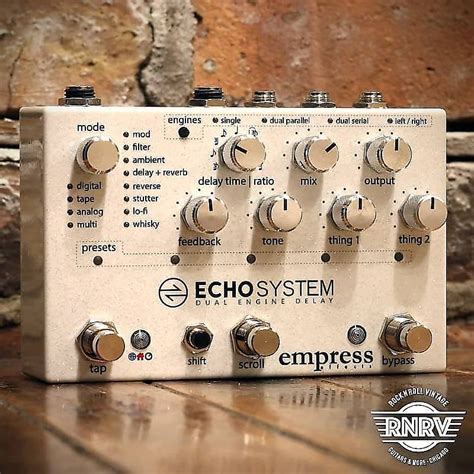 Empress Effects Echo System Dual Engine Delay Reverb