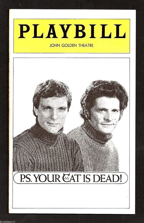 James Kirkwood Ps Your Cat Is Dead Keir Dullea 1975 Broadway Flop