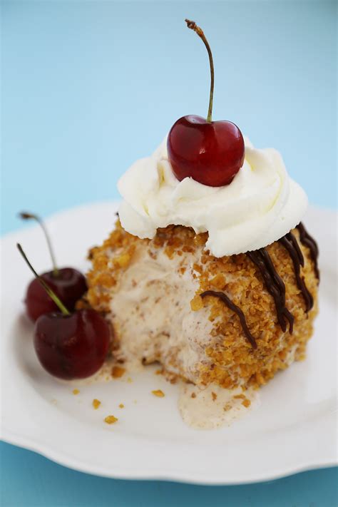 Easy Mexican Fried Ice Cream The Comfort Of Cooking