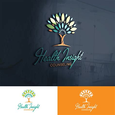 Colorful Elegant Mental Health Logo Design For Health Insight