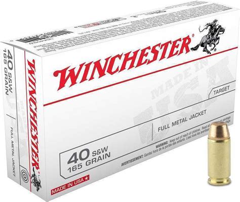 Winchester Usa 40 Sandw 165 Grain Fmj 50 Rounds Usa40sw Lake Wales
