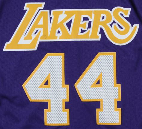 Jerry West Signed Lakers Jersey Inscribed 69 Finals Mvp Psa Coa