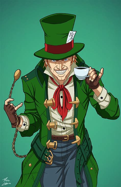 Mad Hatter E 27 Enhanced Commission By Phil Cho On Deviantart Mad