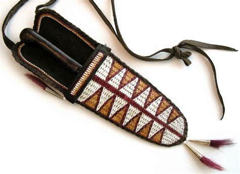 Quillwork Native American Knives Native American Crafts Indian