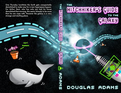 The Hitchhikers Guide To The Galaxy Book Cover On Behance