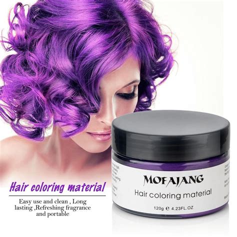 Mofajang Hair Wax Green In 2021 Hair Wax Hair Color Temporary Hair Dye